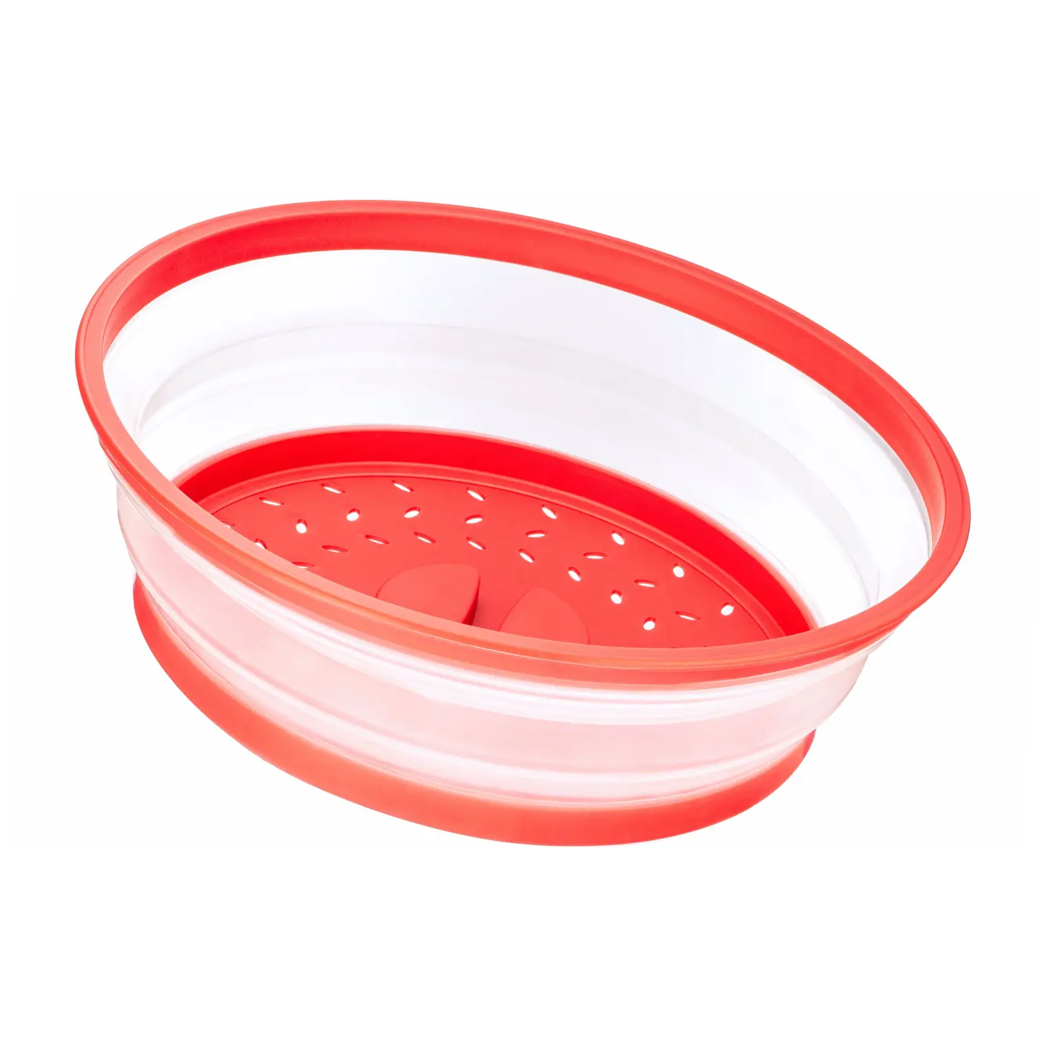 Heat & Eat Collapsible Microwave Plate Cover/Colander/Strainer