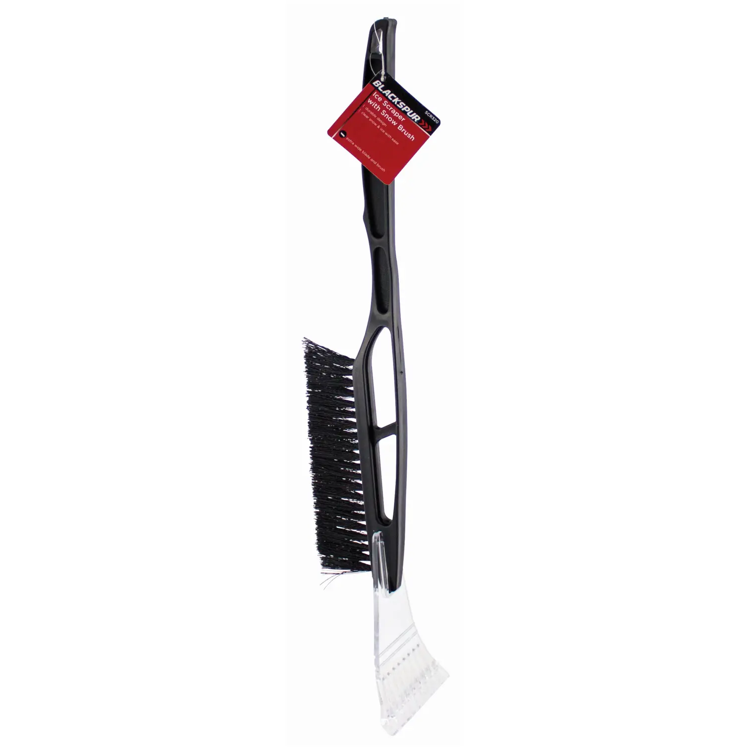 Blackspur Ice Scraper With Snow Brush