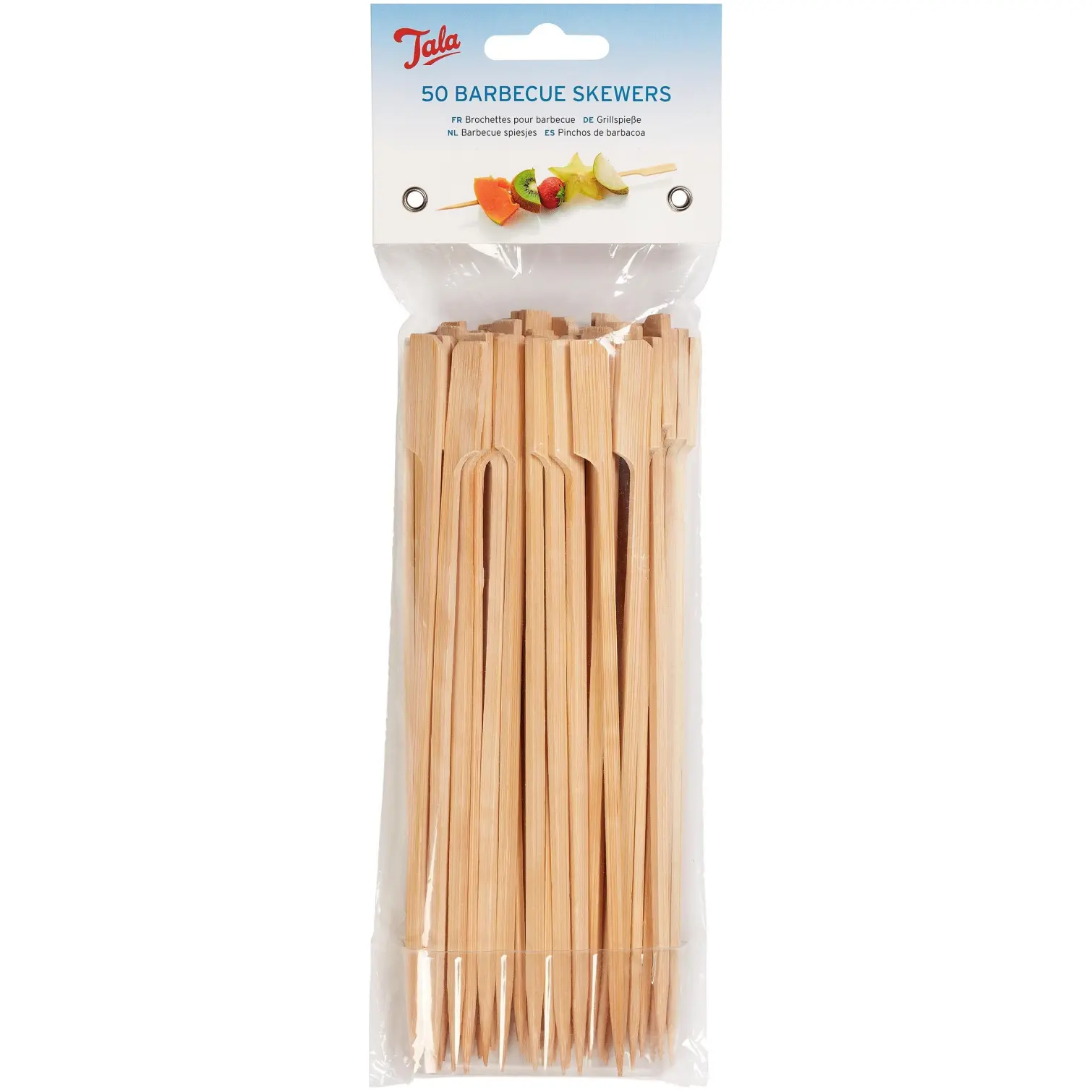 Tala Barbecue Skewers Wooden 18cm Pack 50