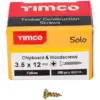 Timco Wood Screw Pozi Drive Head YZP 3.5 x 12mm Box of 200