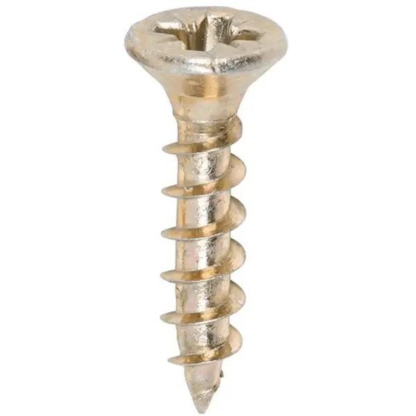 Timco Wood Screw Pozi Drive Head YZP 3.5 x 17mm Box of 200