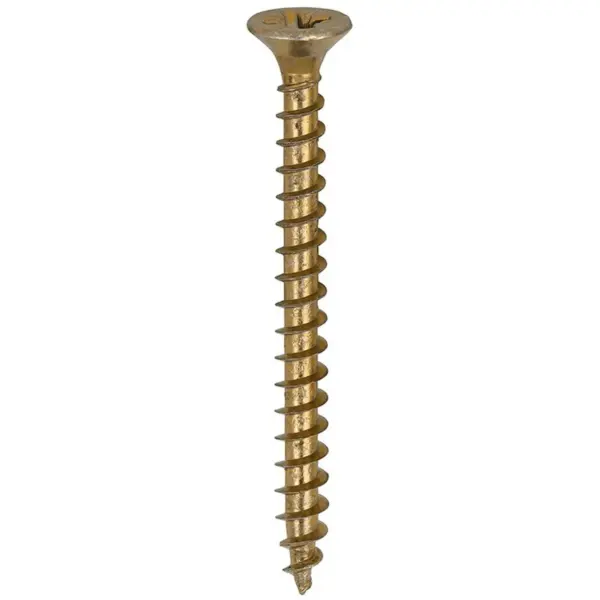 Timco Wood Screw Pozi Drive Head YZP 4 x 45mm Box of 200