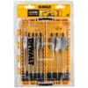 DeWalt 8pce Wood Flatbit Set