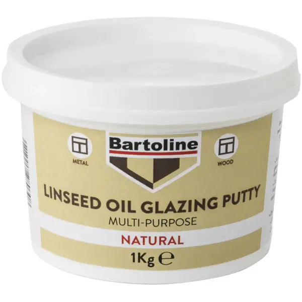 BRT0051 Bartoline Linseed Oil Glazing Putty 1kg