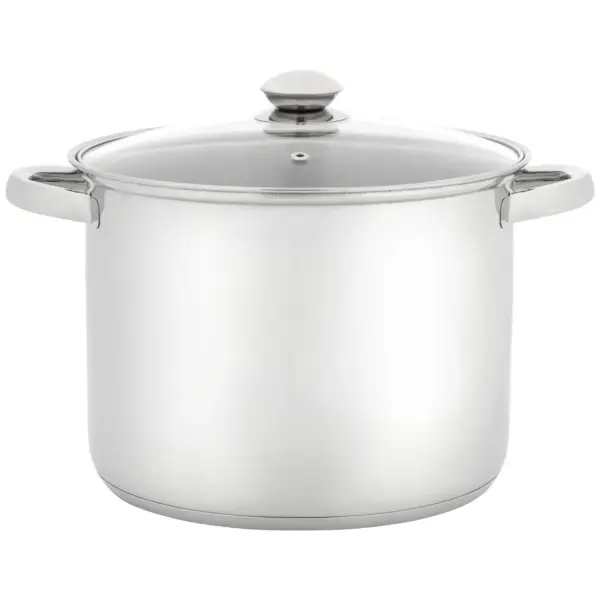 HOR0208 Judge Essentials 24cm Glass Lid Stockpot 8.5L