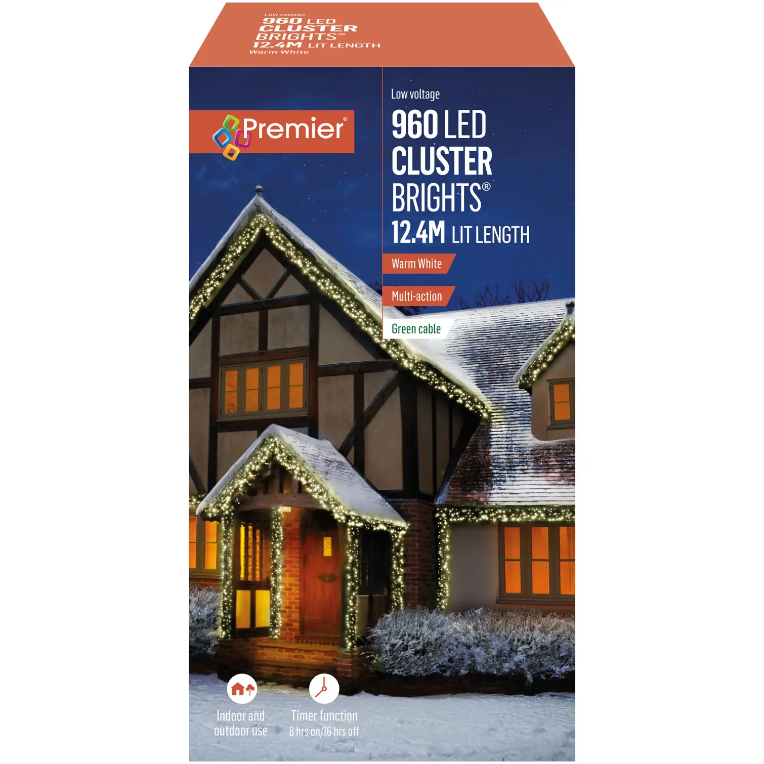 PRM0365_6 Premier 960 LED ClusterBrights Warm White