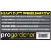 Pro Gardener Heavy Duty Wheelbarrow Green 85 Litre Capacity