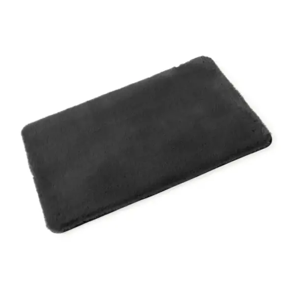 Blue Canyon Montclair Faux Fur Luxury Bath Mat Slate 50 x 80cm