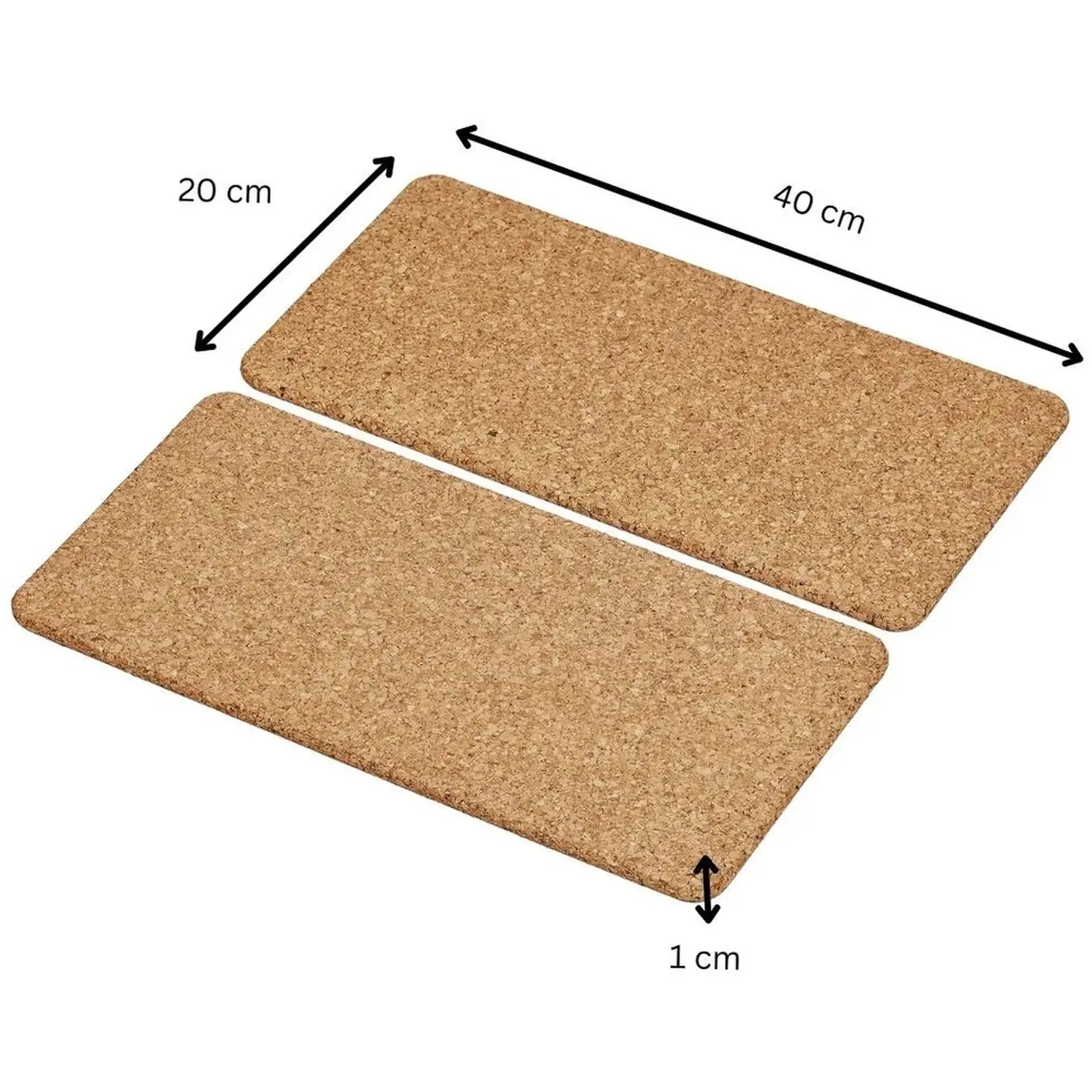 Tala Rectangular Cork Hot Pot Stands 2 Pack