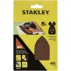 Stanley Mouse Quickfit Sanding Sheets 80g Pack of 5