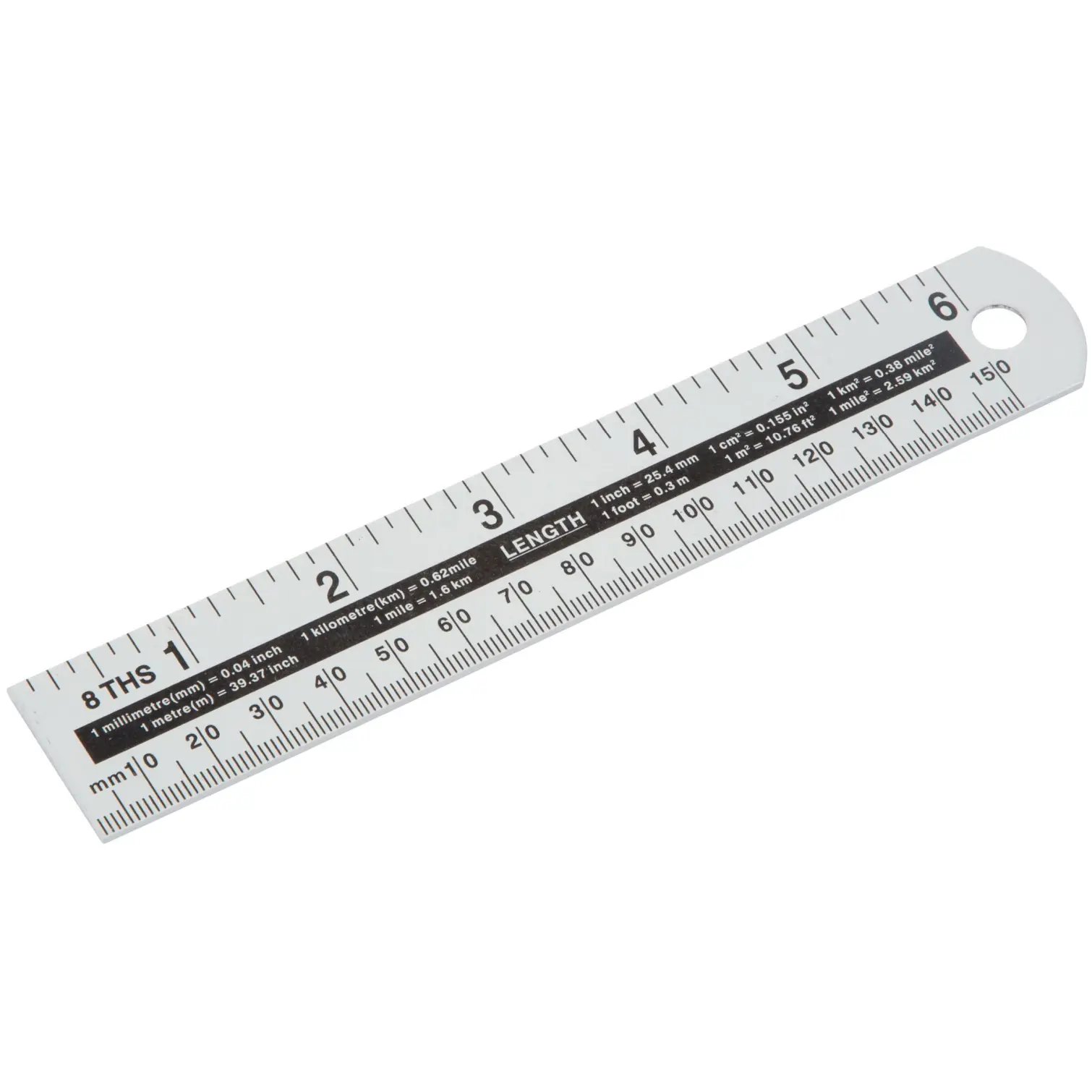 BlueSpot 150mm Stainless Steel Rule