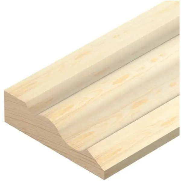 Cheshire Mouldings Ogee Architrave 55mm x 15mm x 2.1m