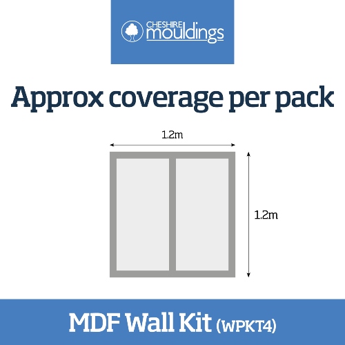 Cheshire Mouldings MDF Wall Panel Kit