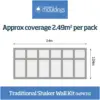 Cheshire Mouldings MDF Wall Panel Kit Traditional Shaker