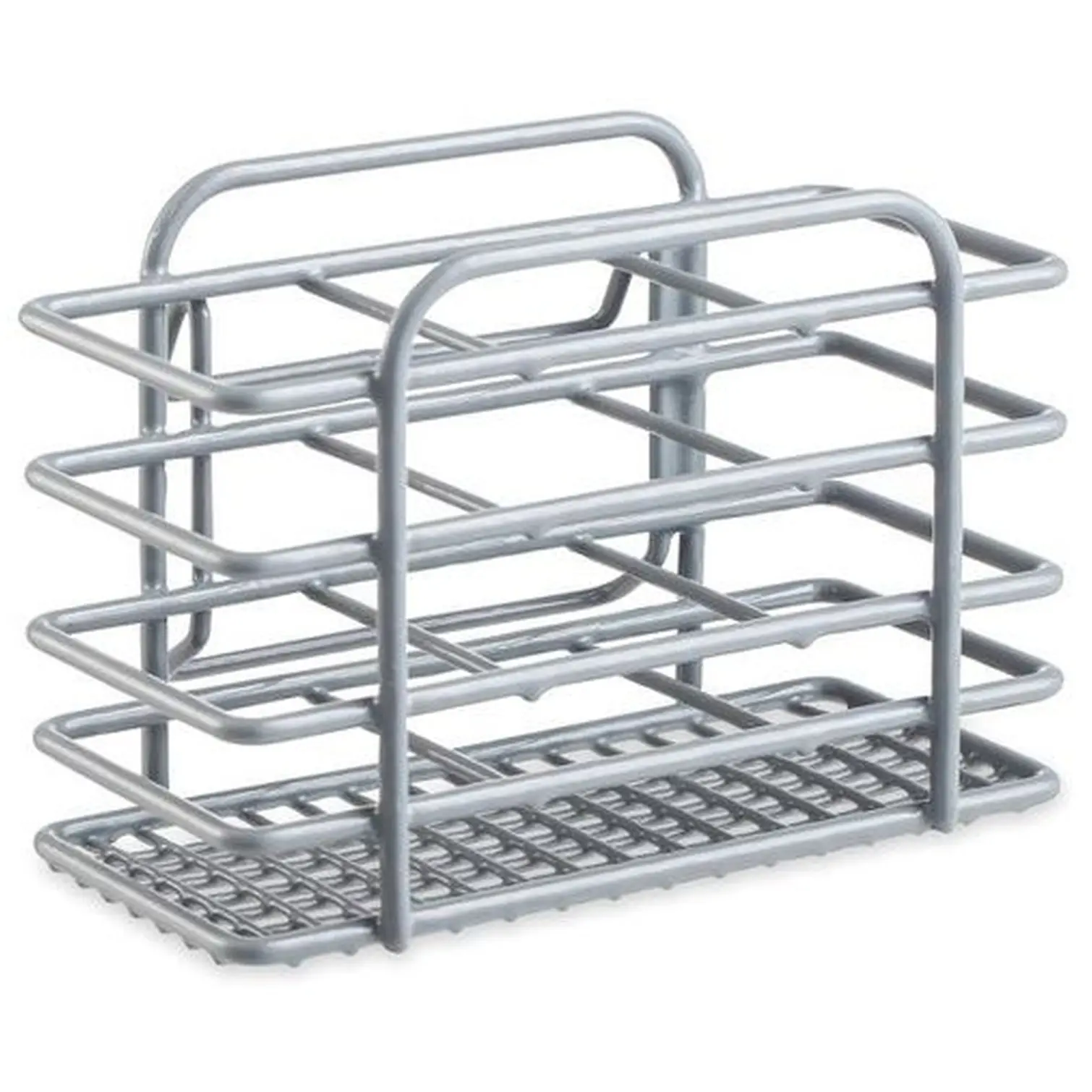 Casa&Casa Wire Coated Cutlery Holder Grey