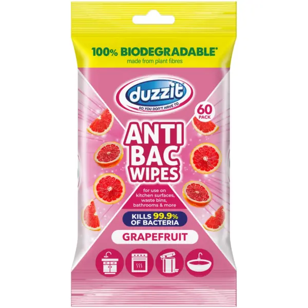 Duzzit Biodegradable Anti Bac Wipes
