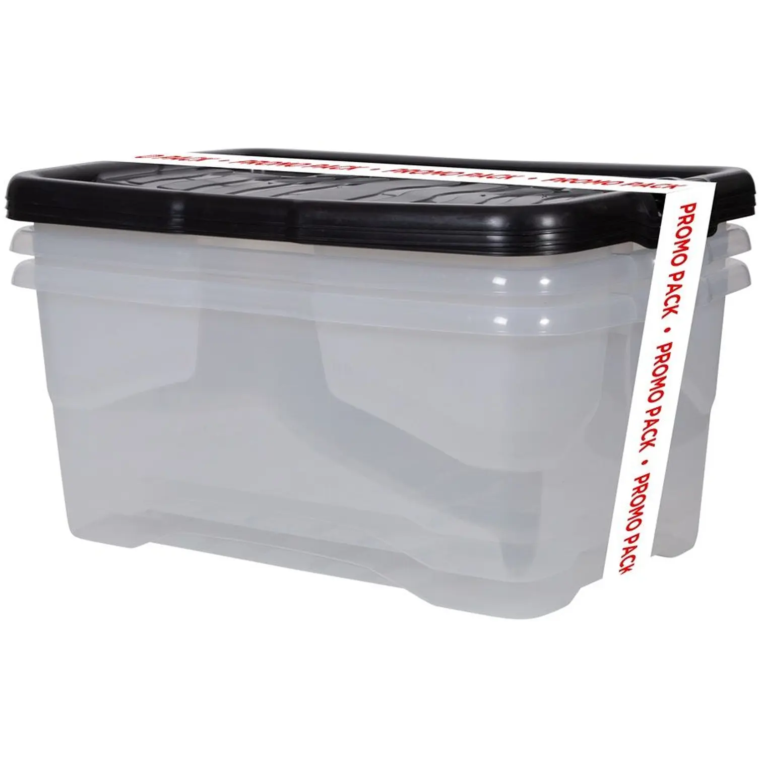 Strata Curve Storage Box 42 Litre - Pack of 3