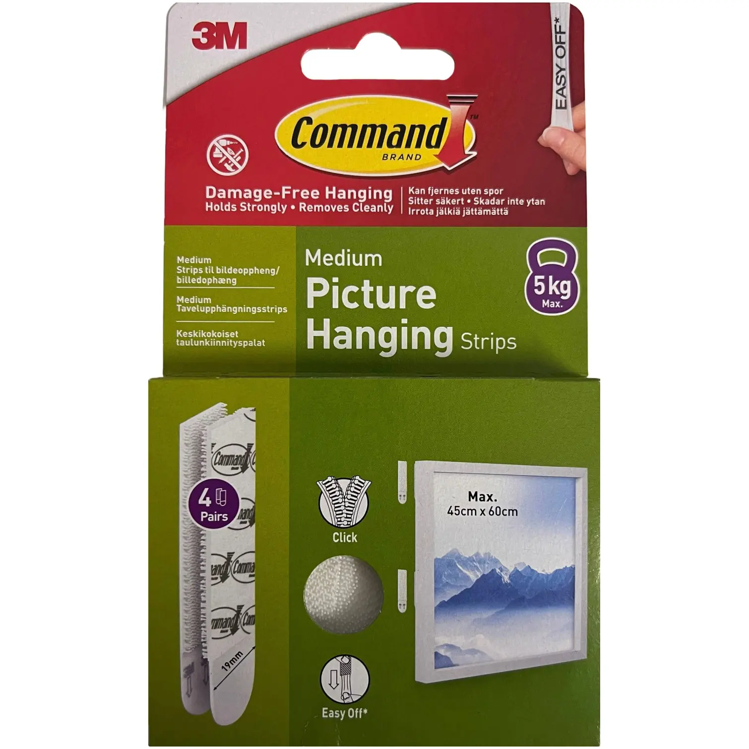 Command Medium Strips 4 Pack