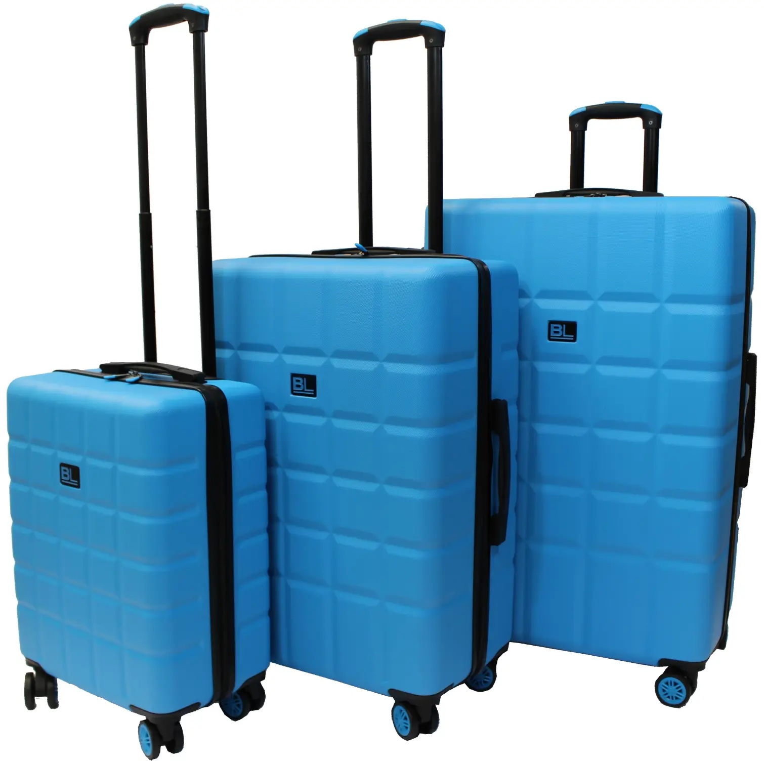Royal Blue Travel Case Set of 3