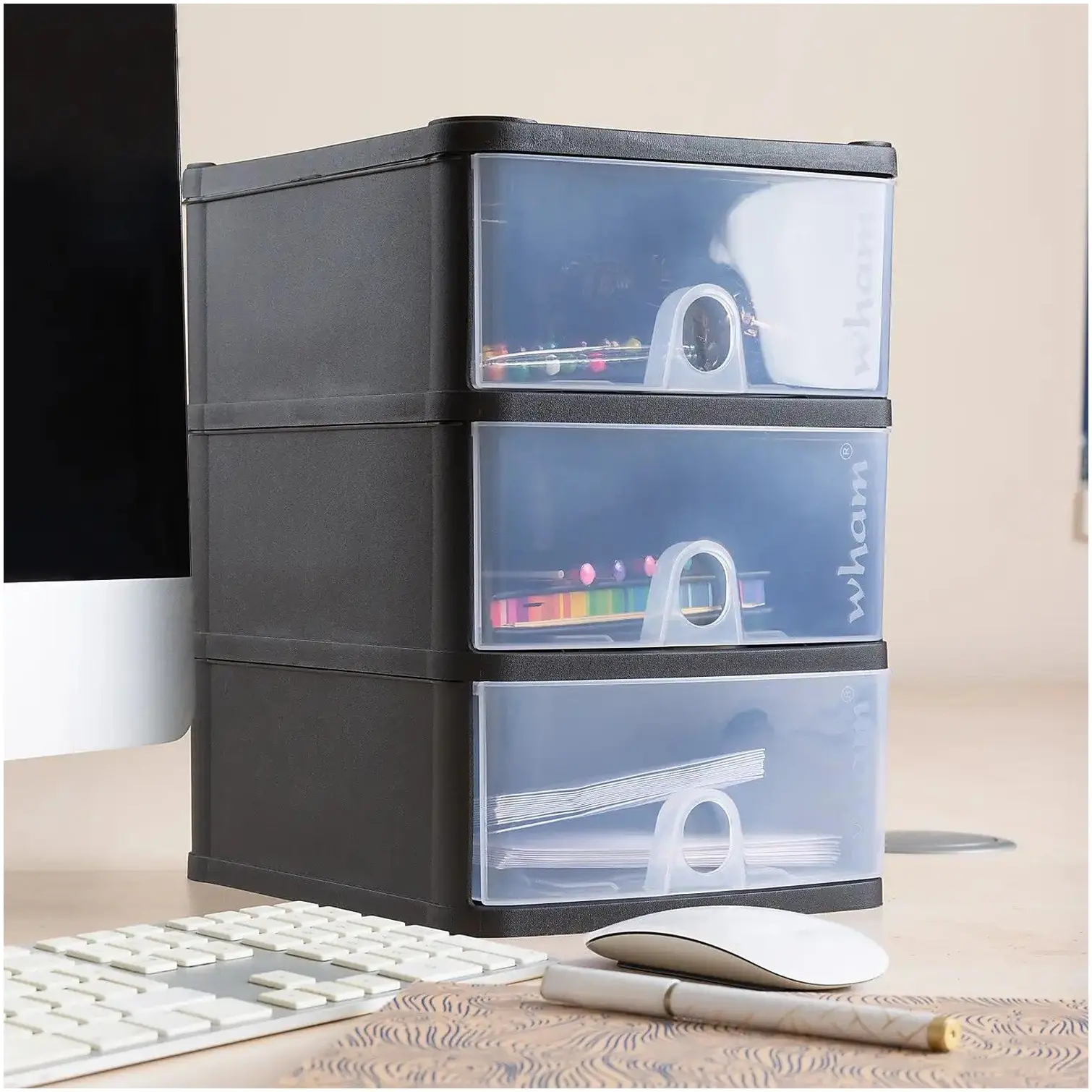 Wham 3 Deep A5 Drawers 40x25x59cm