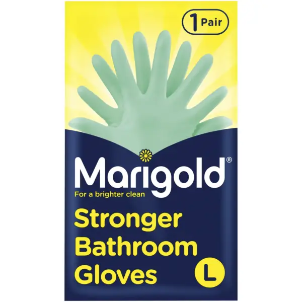 Marigold Stronger Bathroom Gloves Large