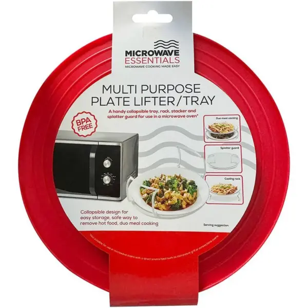 Microwave Essentials MultiPurpose Plate Lifter/Tray