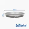 Betterware Air Fry Deep Round Dish 2 Pack 20.5cm