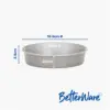 Betterware Air Fry Mini Round Dish 4 Pack 10cm