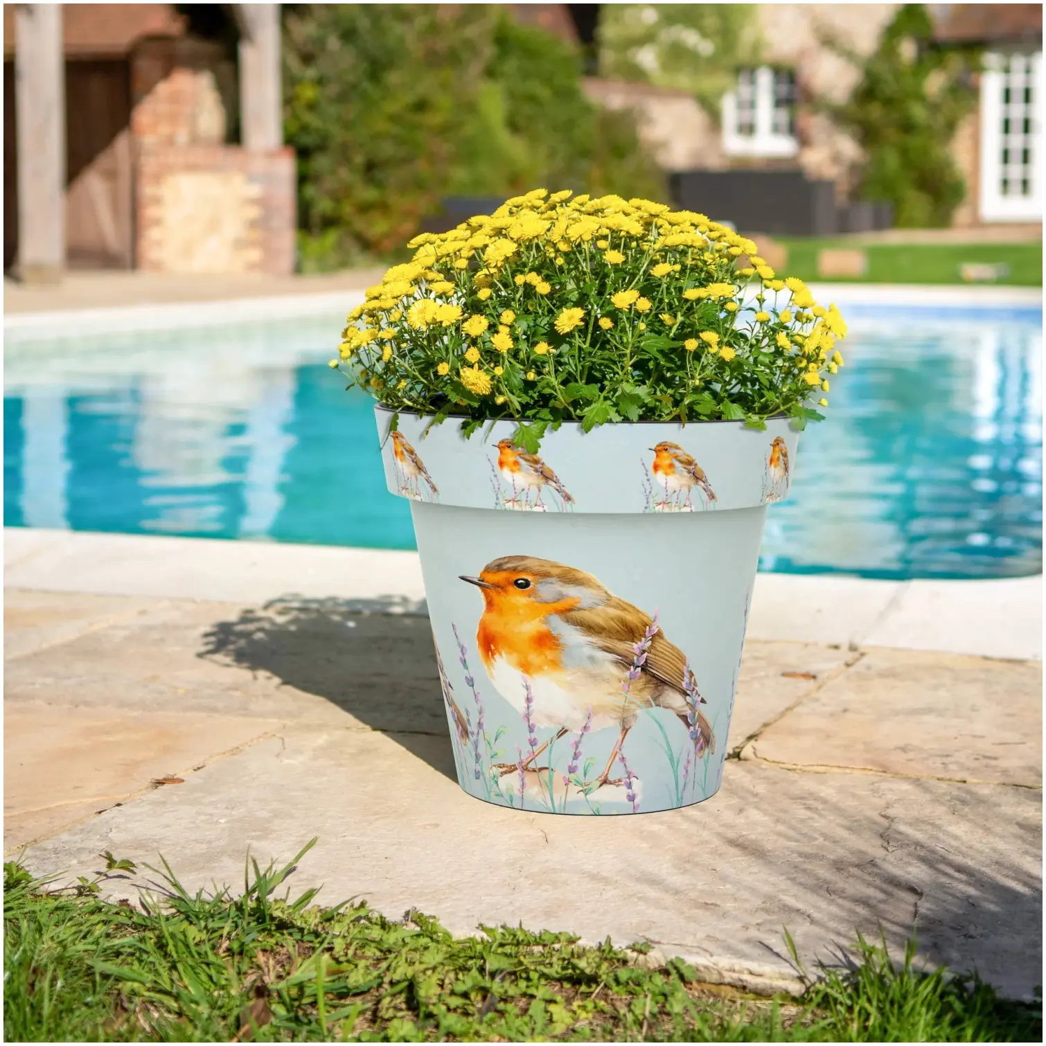 CKW0028_1 Creekwood Zest Pot Robin 30cm