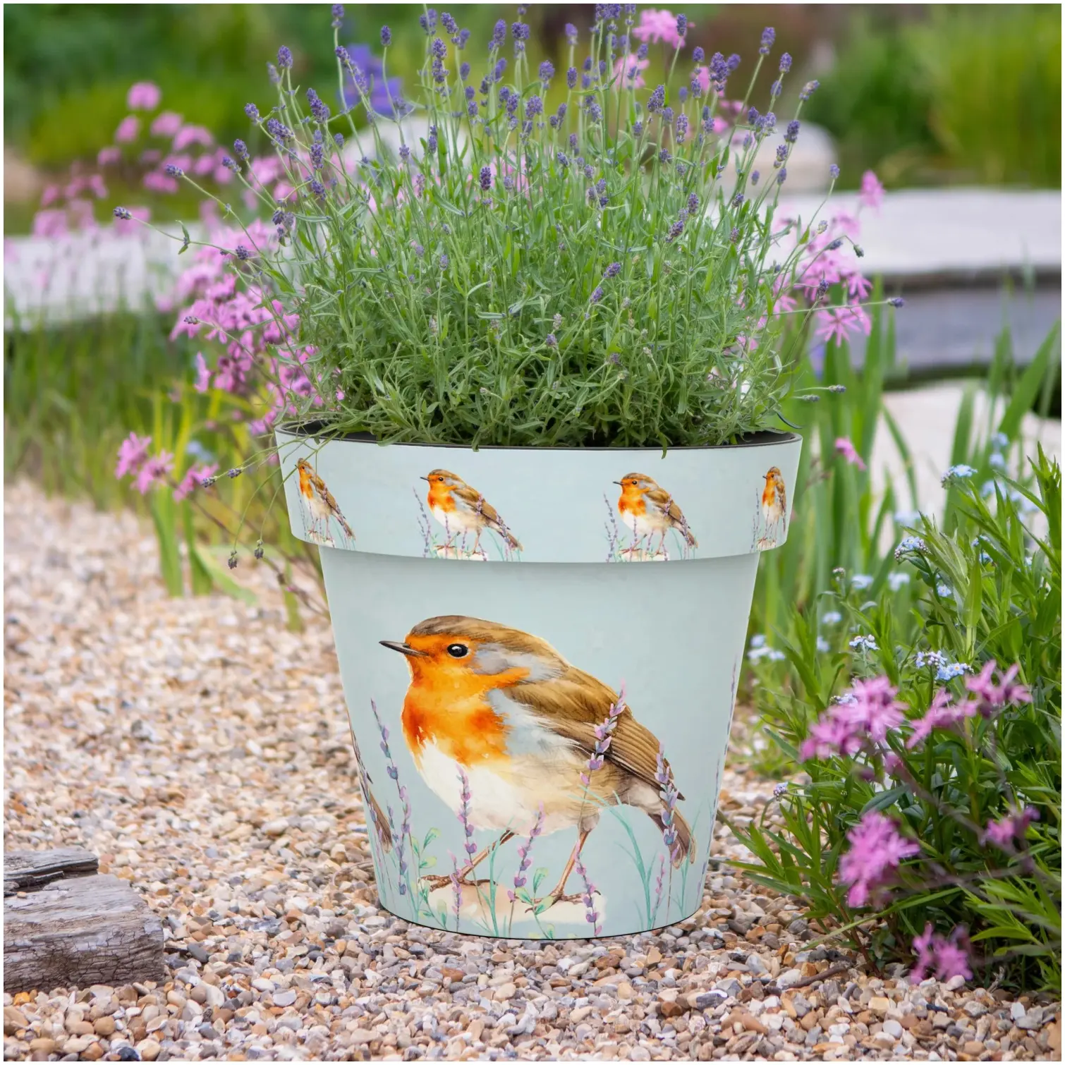 CKW0028_3 Creekwood Zest Pot Robin 30cm