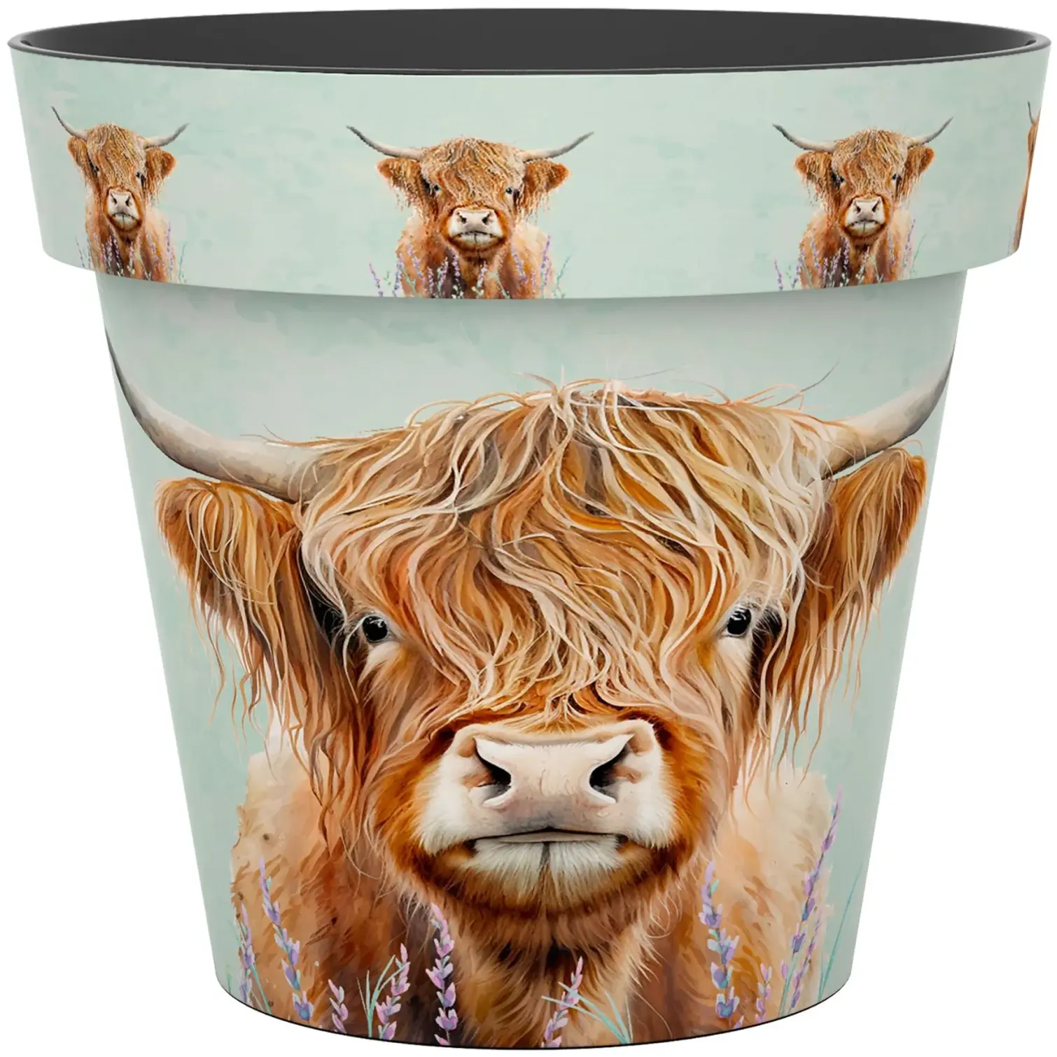 Creekwood Zest Pot Highland Cow 22cm