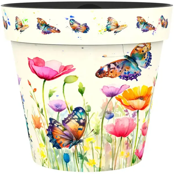 Creekwood Zest Pot Butterflies 22cm