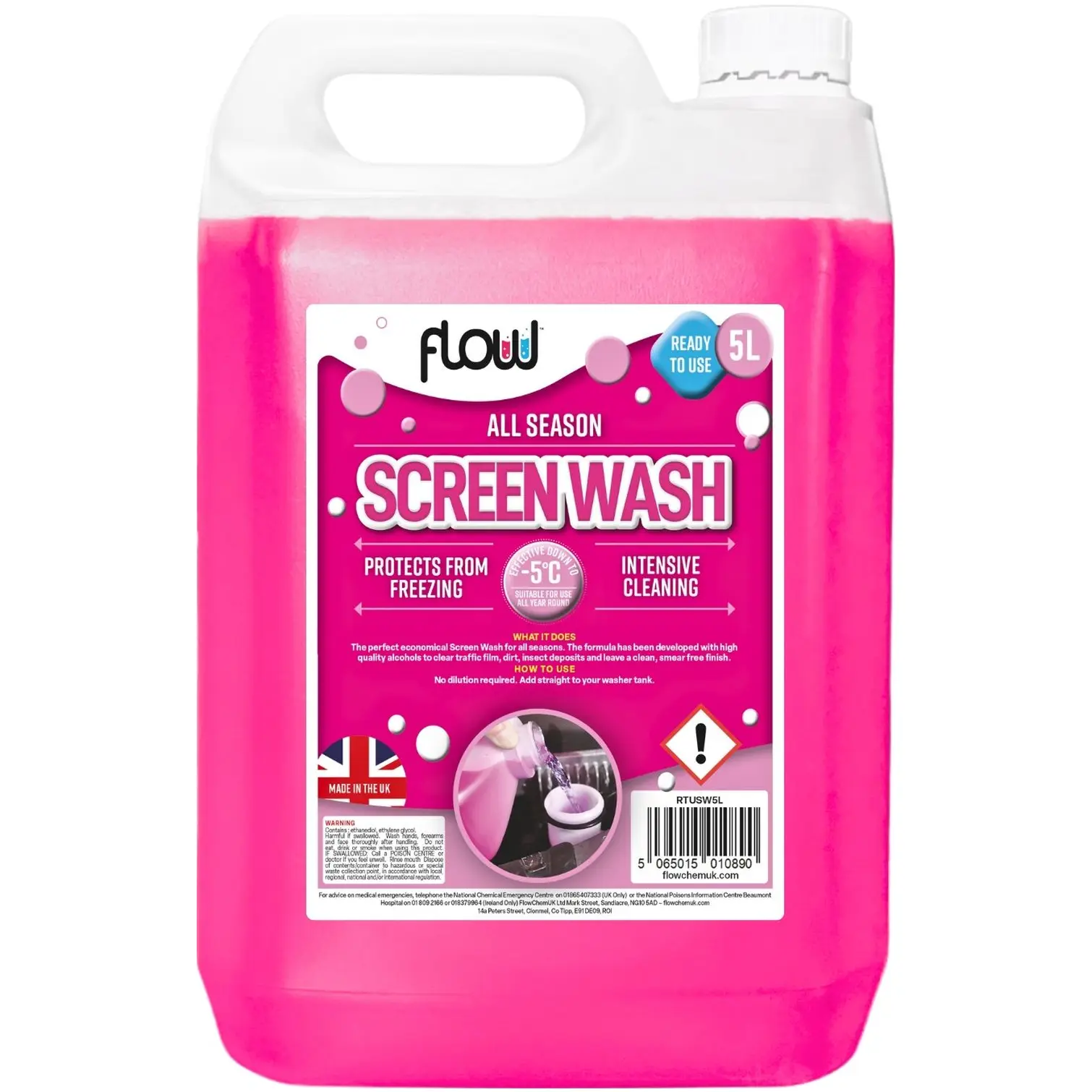 FlowChem Screenwash 5Ltr