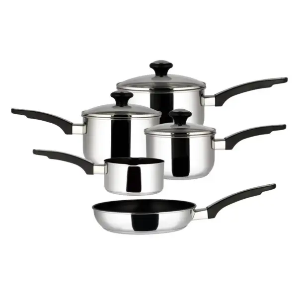 PRS0190 Prestige The Everyday Stainless Steel 5 Piece Pan Set