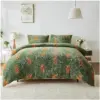 Gingham Moor Sage Green Microfibre King Duvet Set
