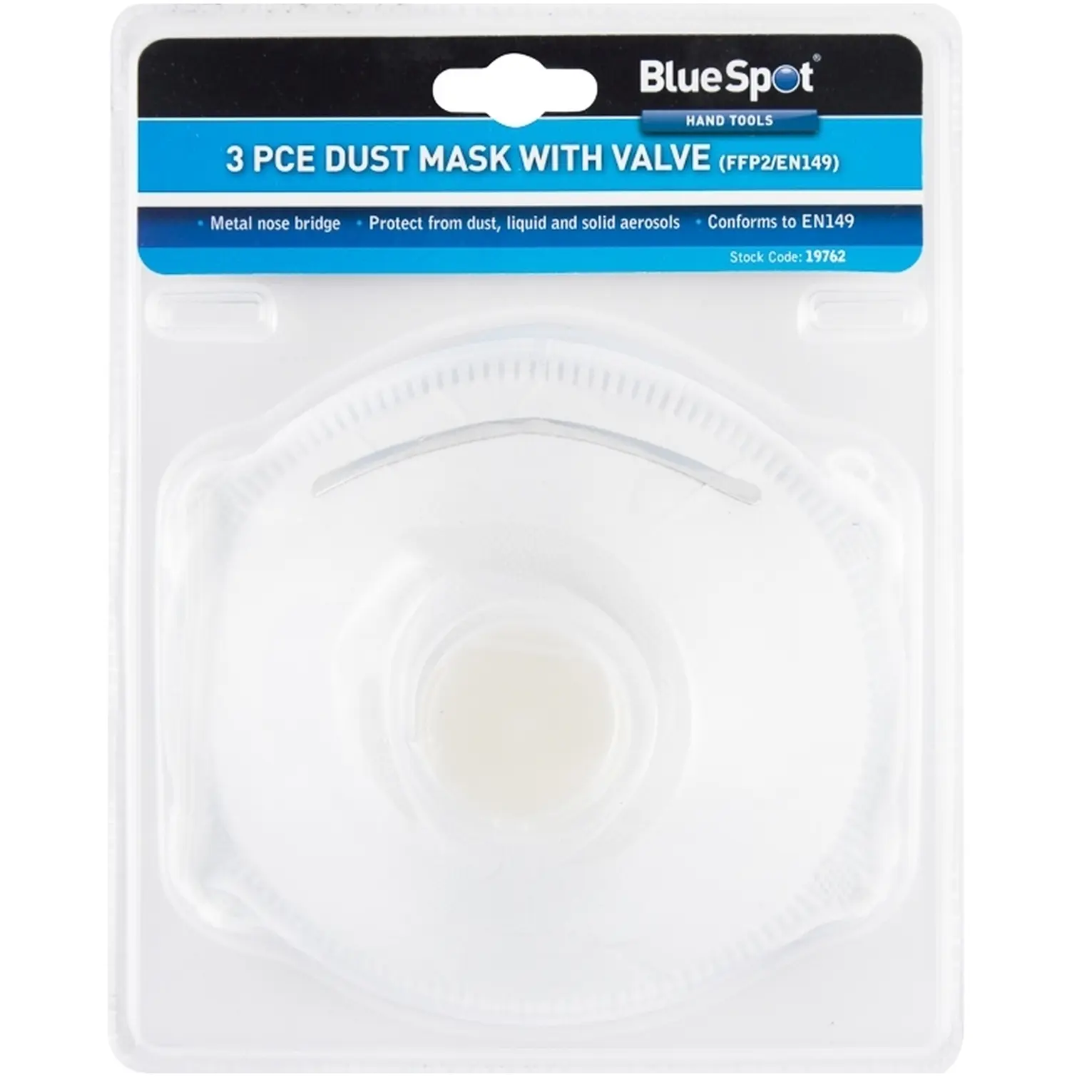 BlueSpot Paint & Odour Respirator Pack of 3