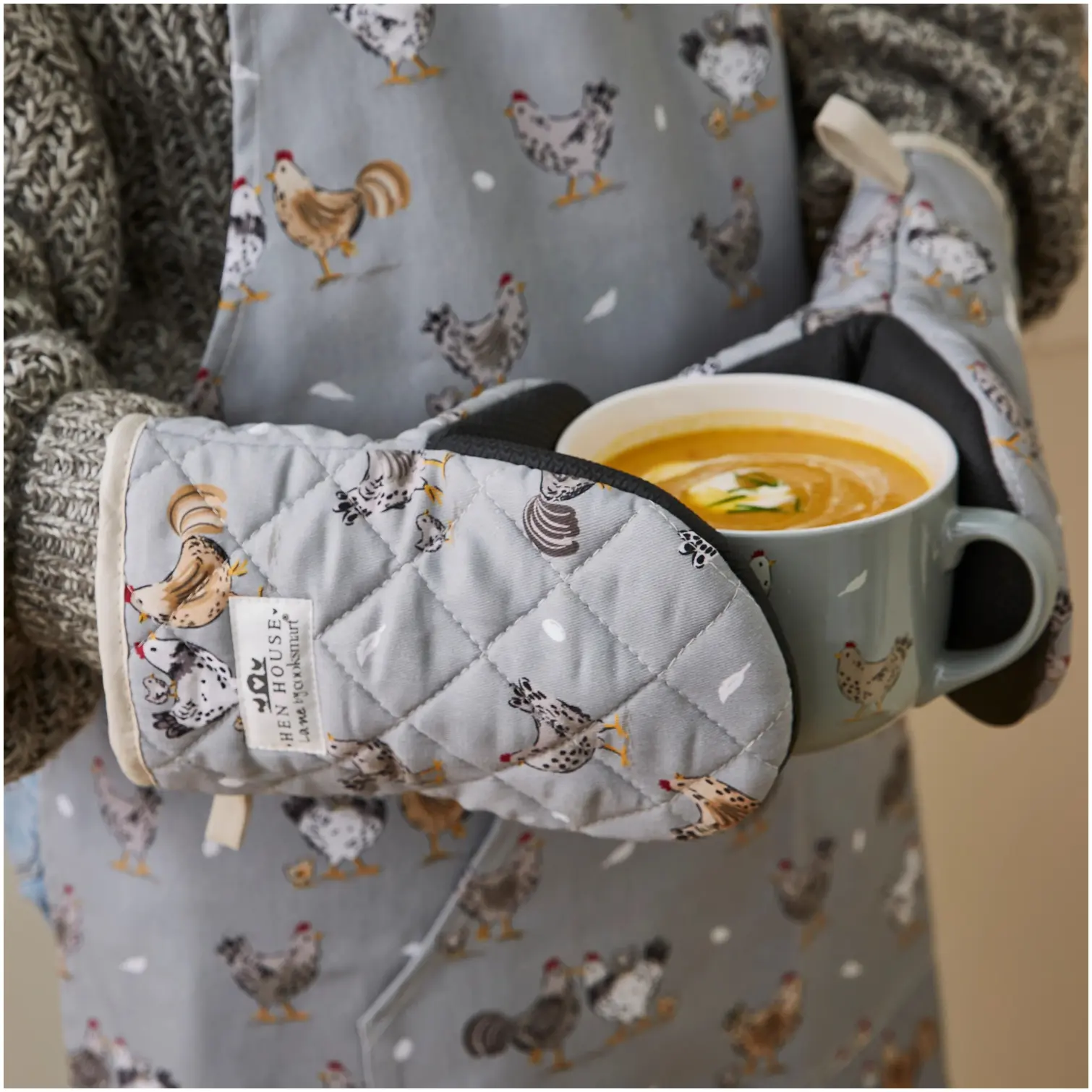 Cooksmart Hen House Lane Microwave Mini Mitts