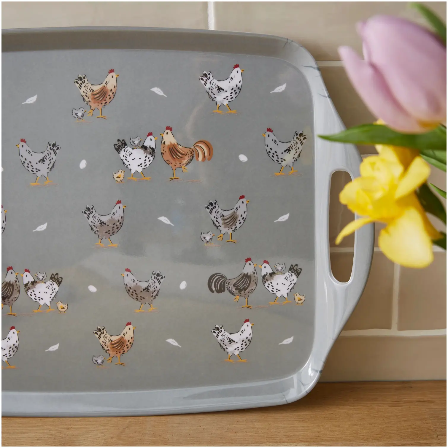 Cooksmart Hen House Lane Large Tray