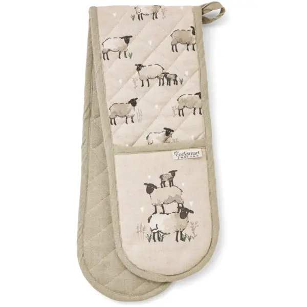 Cooksmart Highland Sheep Double Oven Glove