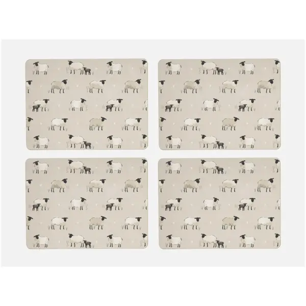 Cooksmart Highland Sheep Placemats Pack of 4