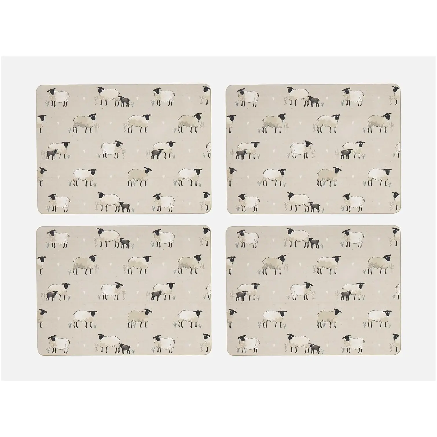 Cooksmart Highland Sheep Placemats Pack of 4