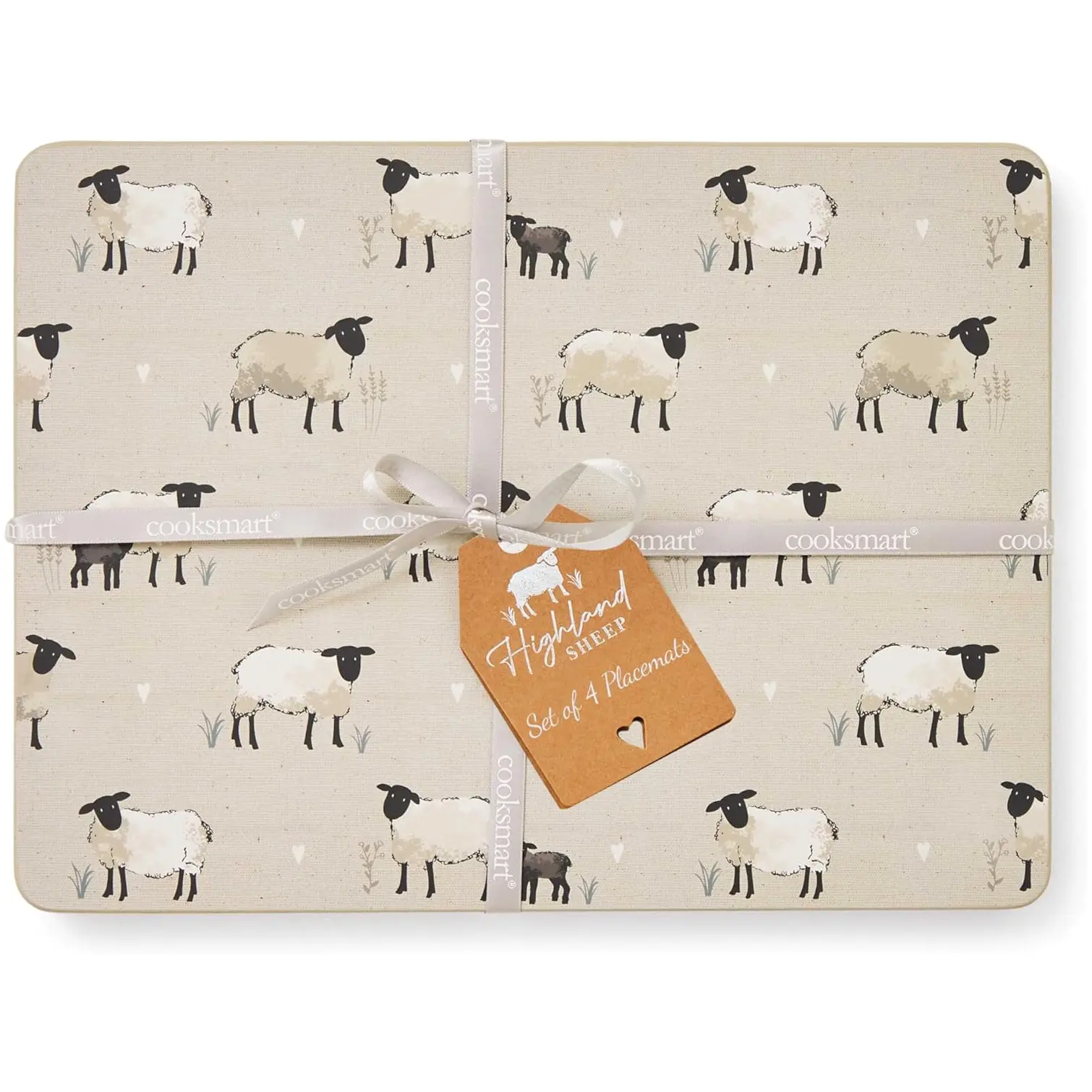 Cooksmart Highland Sheep Placemats Pack of 4