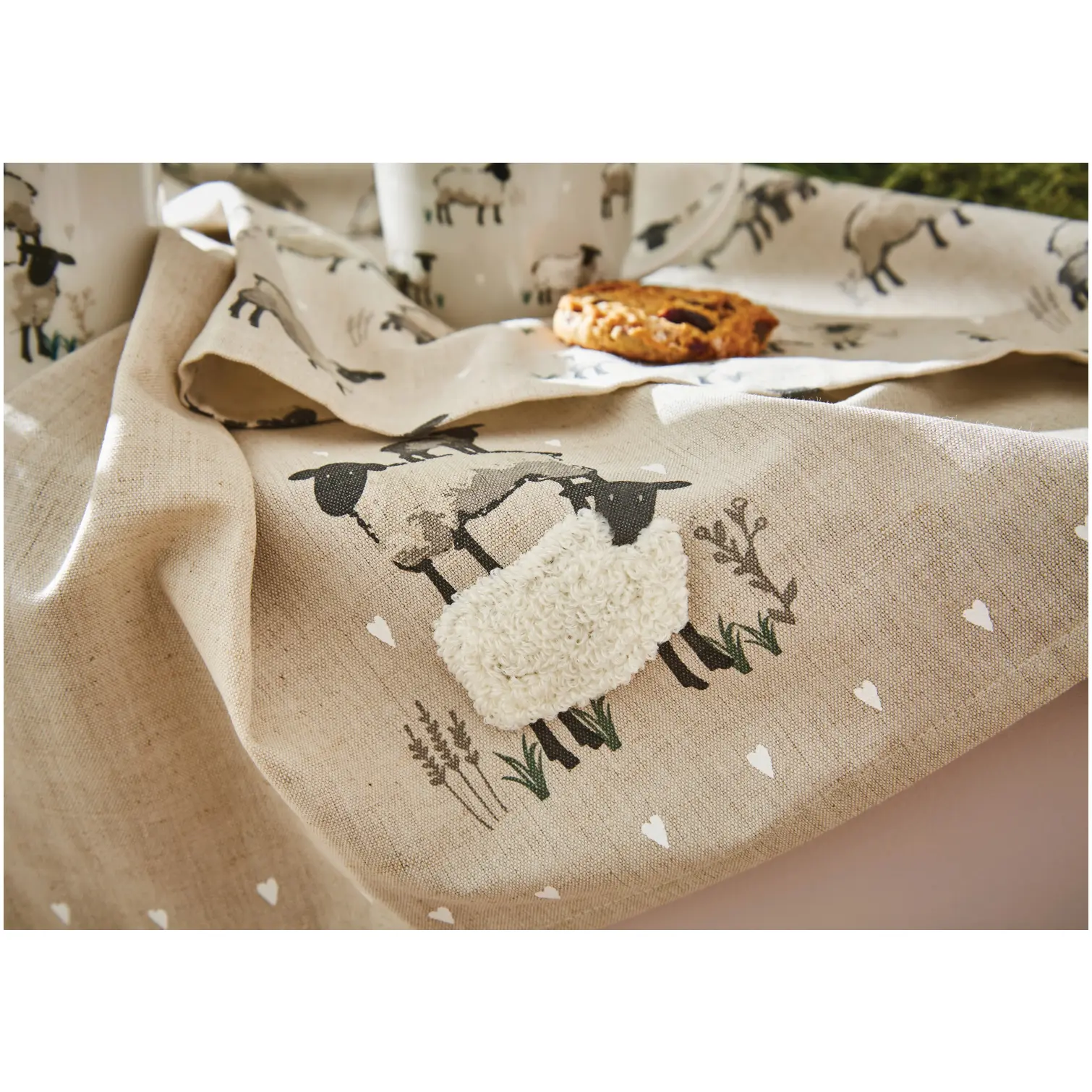 Cooksmart Highland Sheep Tea Towels 3 Pack