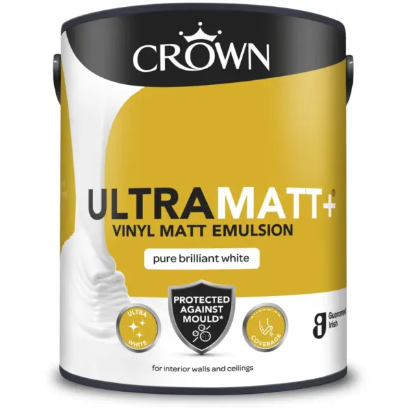 Crown Ultra Matt White 5 Litre