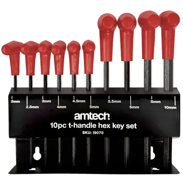 DKT0111 Am-Tech T-Handle Hex Set 10pc