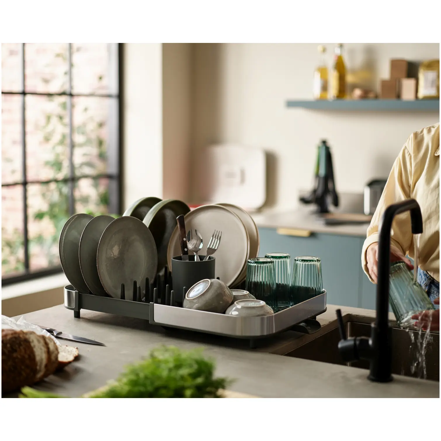 Joseph Joseph Duo Extending Steel Dishrack