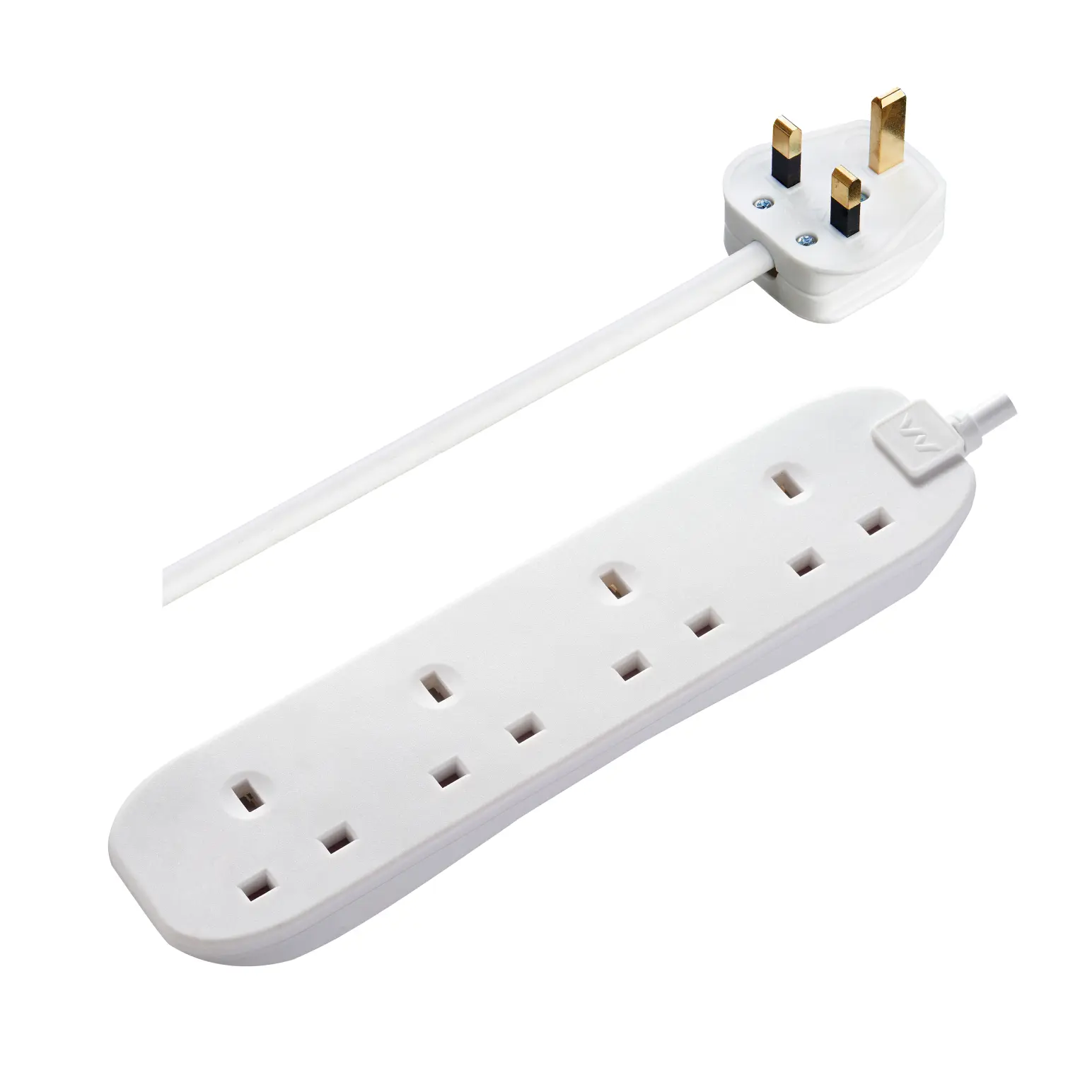 Masterplug Trailing Socket 4 Gang 13Amp 5m