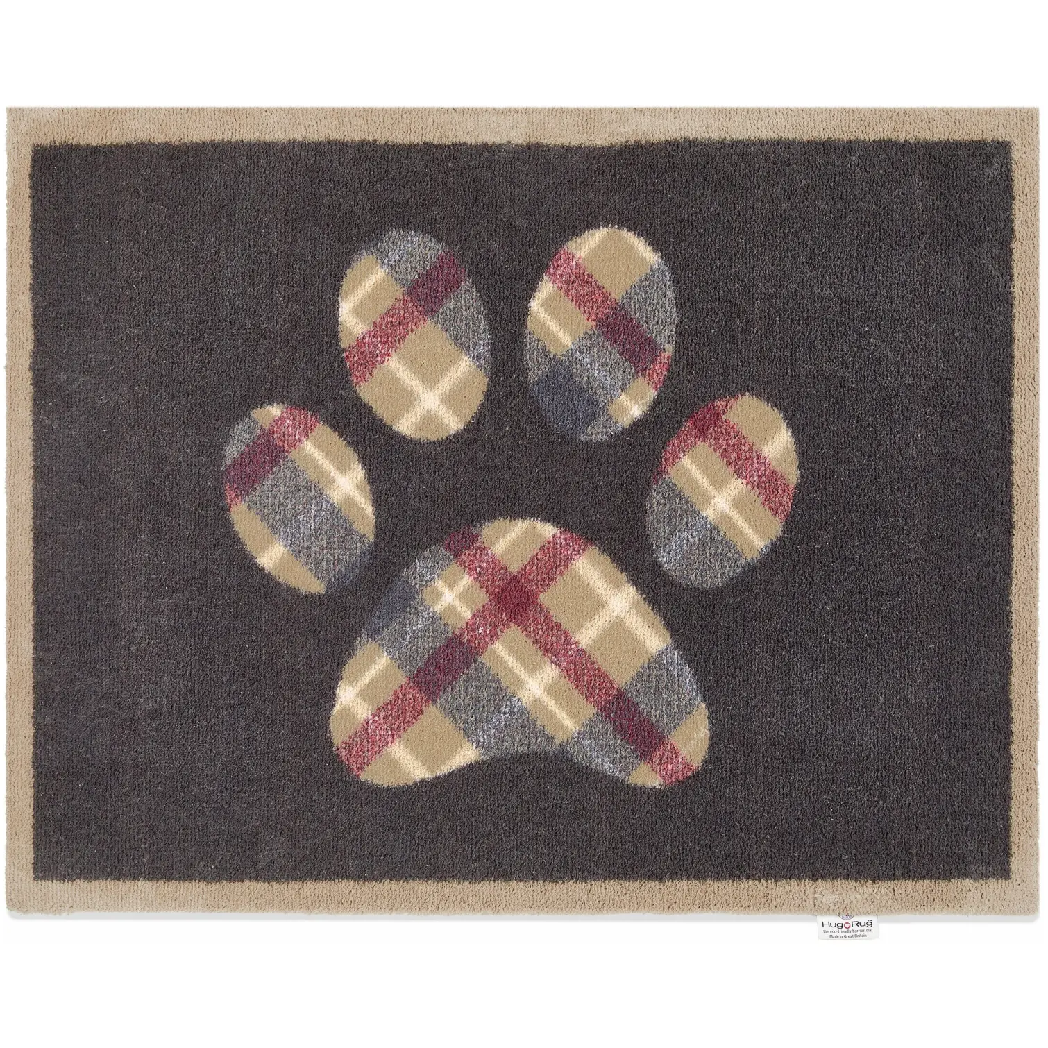 PEX0174 Hug Rug Tartan Paws 50 x 75cm