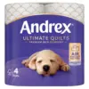 Andrex Toilet Roll Ultimate Quilts 3 Ply 4Pk