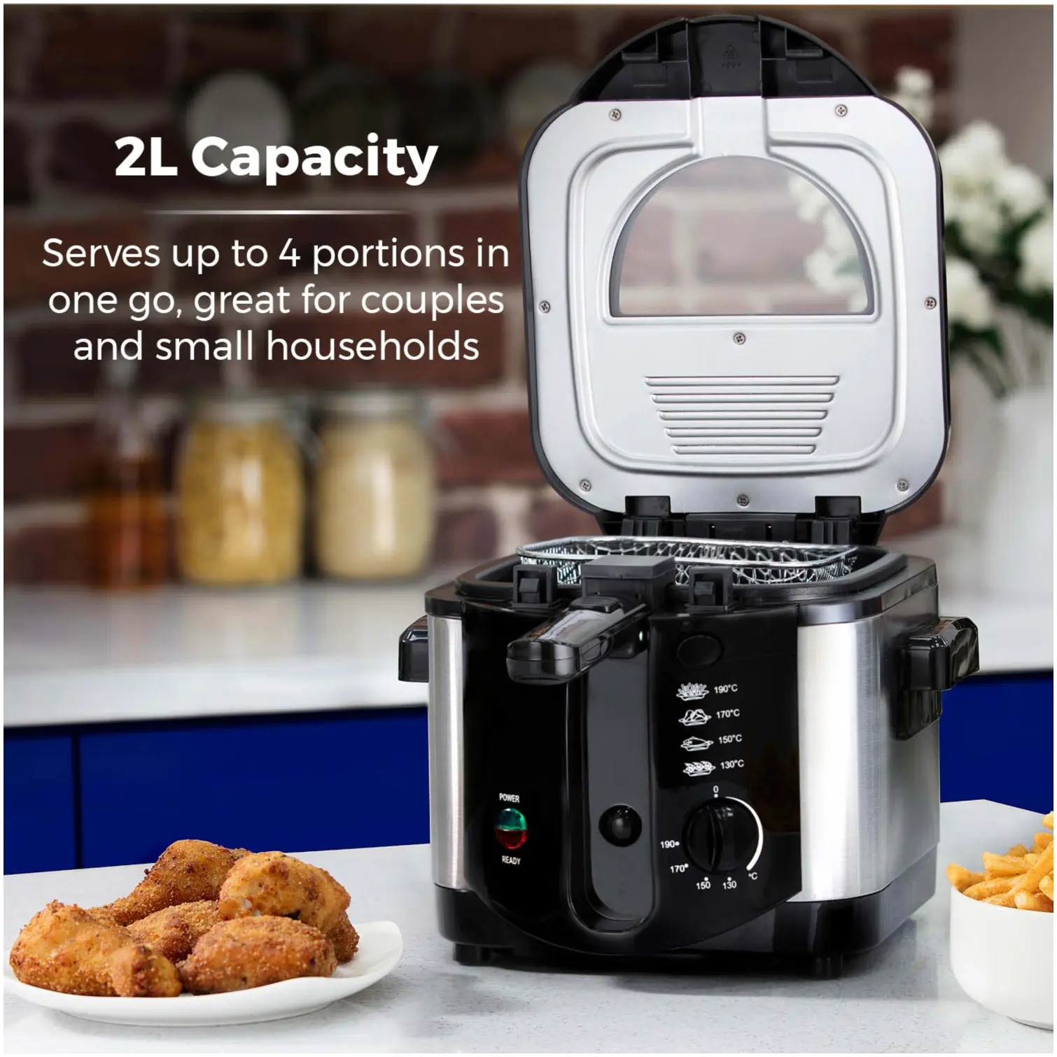 RKW0069_10 Tower Square Fryer Black 2ltr